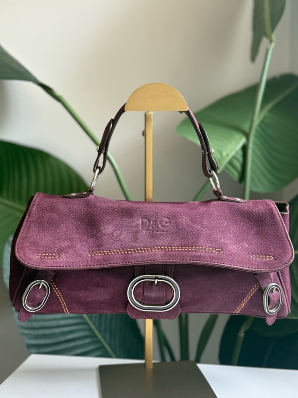 Dolce & Gabbana ‘Suede East West Bag’